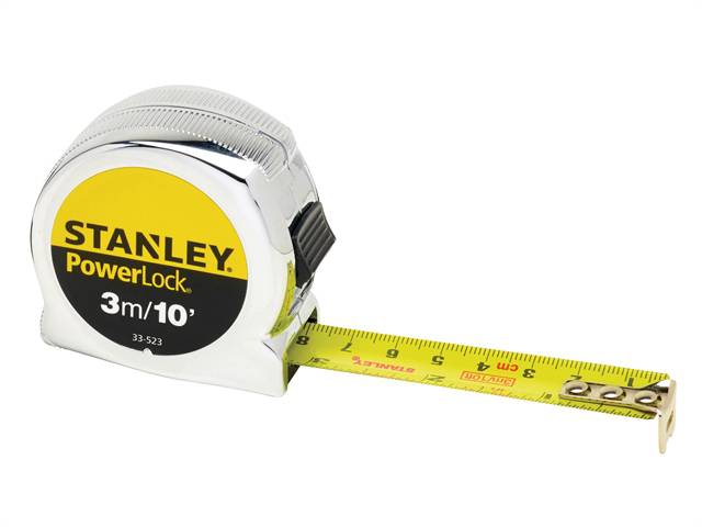Stanley Powerlock Tape 10M/33Ft         0-33-443