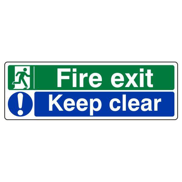 Fire Exit Signs Are To Be Used To Clearly Identify Mean