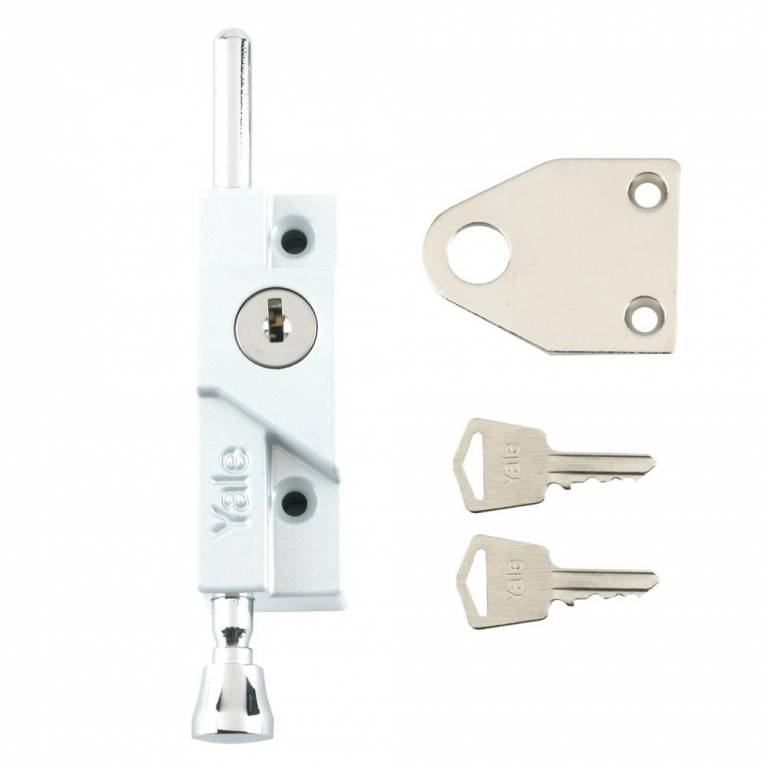 DoorBolt 8K116 White Multi Purpose With Cut Key